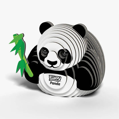 Eugy 3D Cardboard Model Kit - Panda