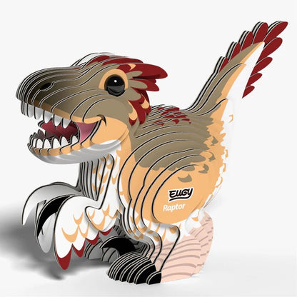 Eugy 3D Cardboard Model Kit - Raptor
