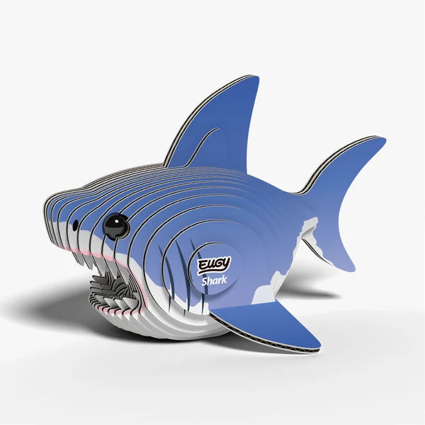 Eugy 3D Cardboard Model Kit - Shark – The Parenting Emporium