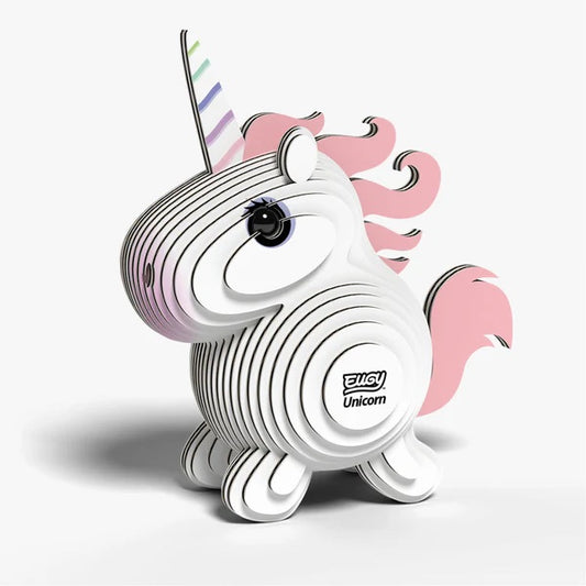 Eugy 3D Cardboard Model Kit - Unicorn