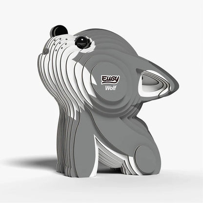 Eugy 3D Cardboard Model Kit - Wolf