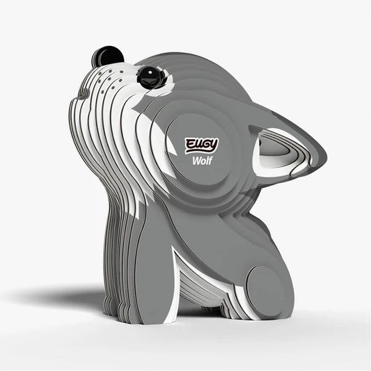 Eugy 3D Cardboard Model Kit - Wolf