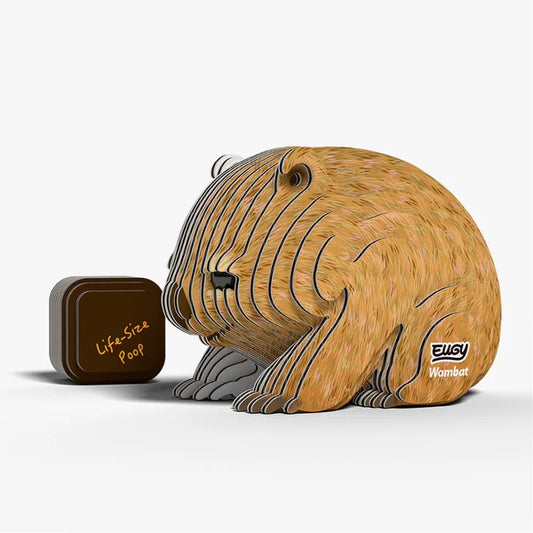 Eugy 3D Cardboard Model Kit - Wombat