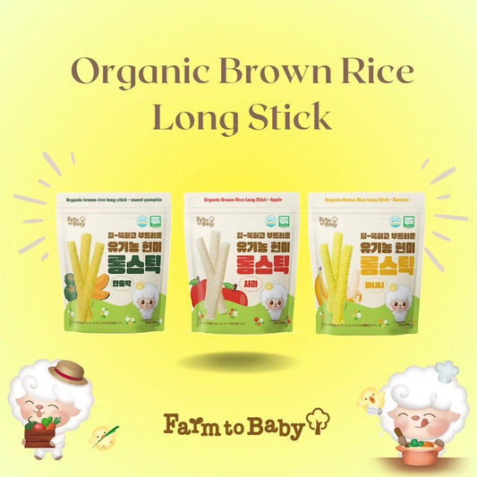 Farm to Baby Organic Brown Rice Long Stick