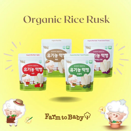 Farm to Baby Organic Rice Rusk