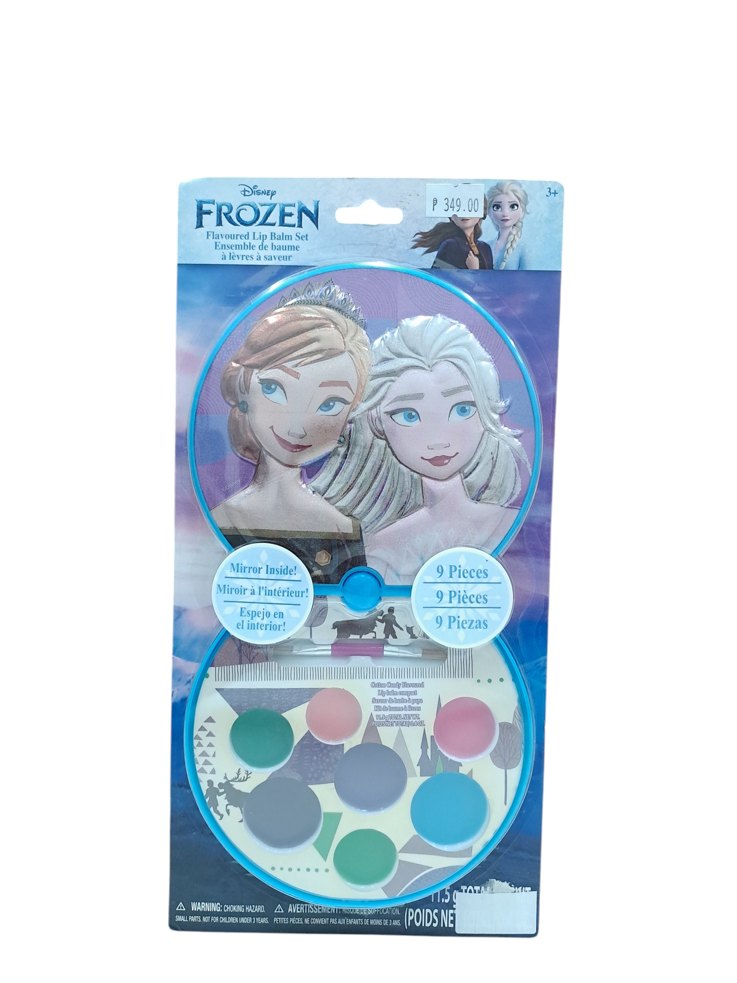 Disney Frozen Circle Slide Out Lip Balm Compact