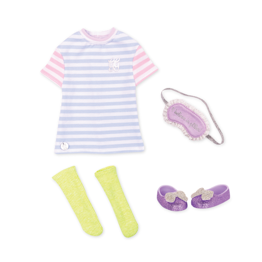 Glitter Girls 14" Doll Striped Pyjama