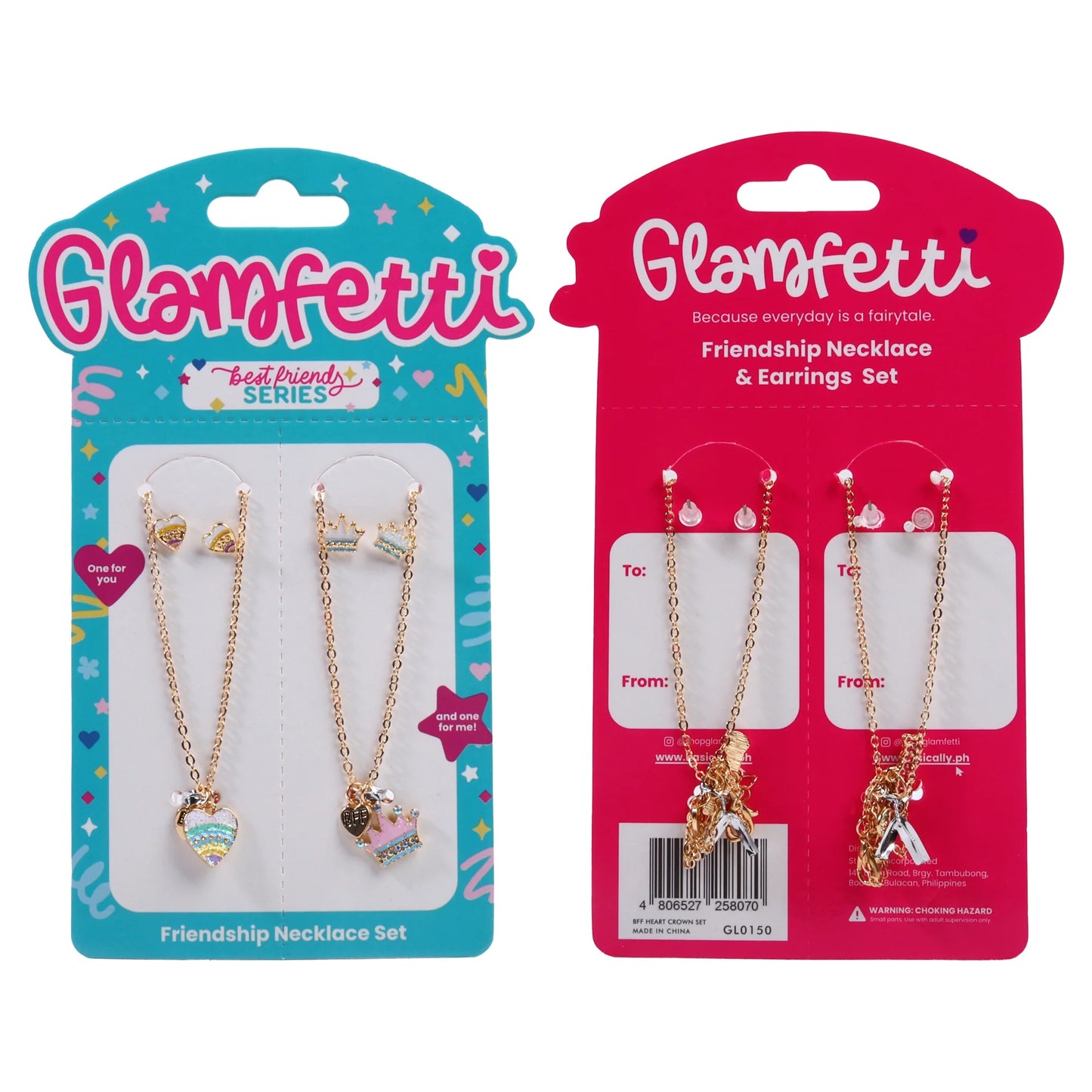 Glamfetti Best Friend Series Jewelry Collection