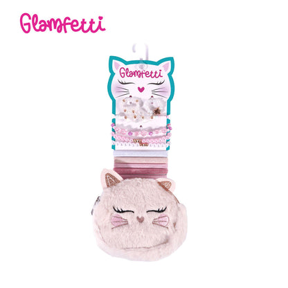 Glamfetti Cat Coin Purse Accessories Set