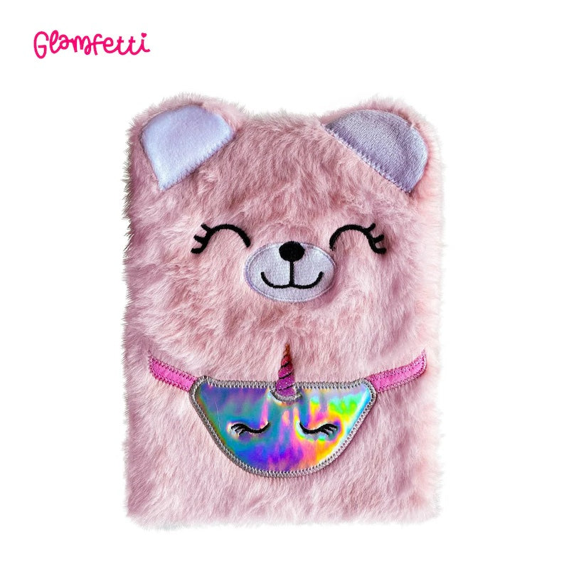 Glamfetti Critter Pals Plush A5 Notebook