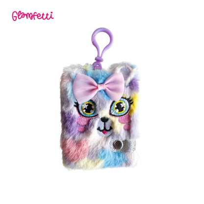 Glamfetti Critter Pals Plush Notebook Keychain