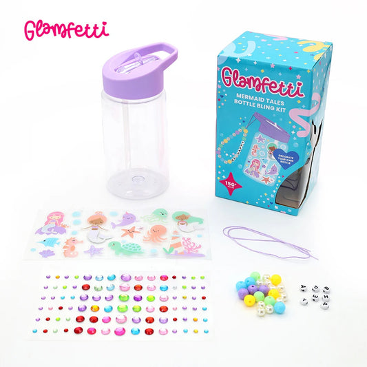 Glamfetti Mermaid Tales Water Bottle Bling Kit