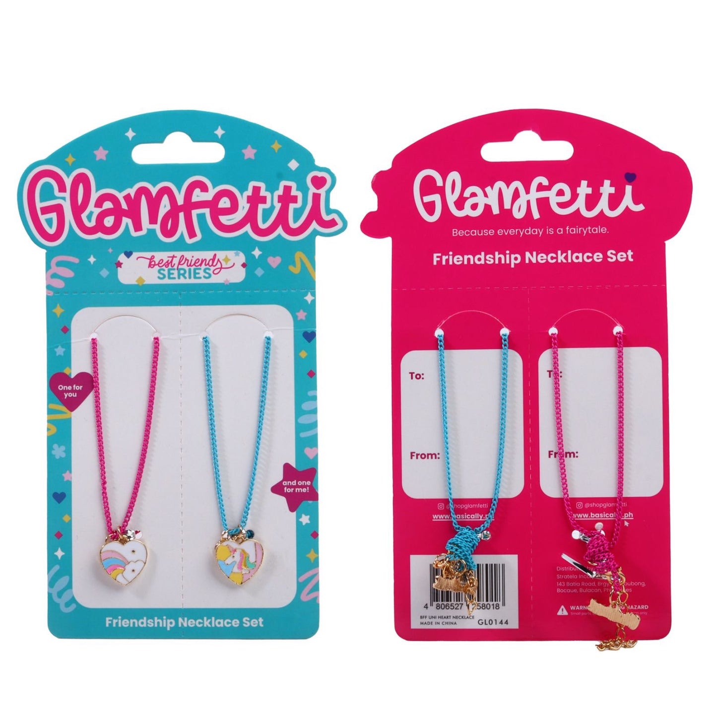 Glamfetti Best Friend Series Jewelry Collection