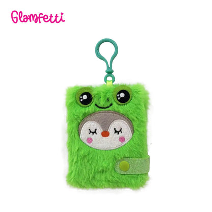 Glamfetti Critter Pals Plush Notebook Keychain