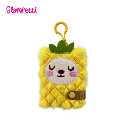 Glamfetti Critter Pals Plush Notebook Keychain