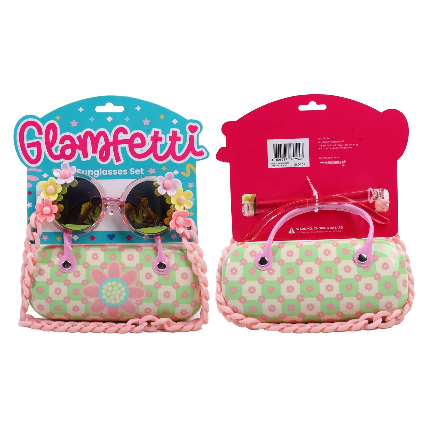 Glamfetti Sunglasses and Carrying Case