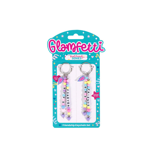 Glamfetti BFF Friendship Keychain