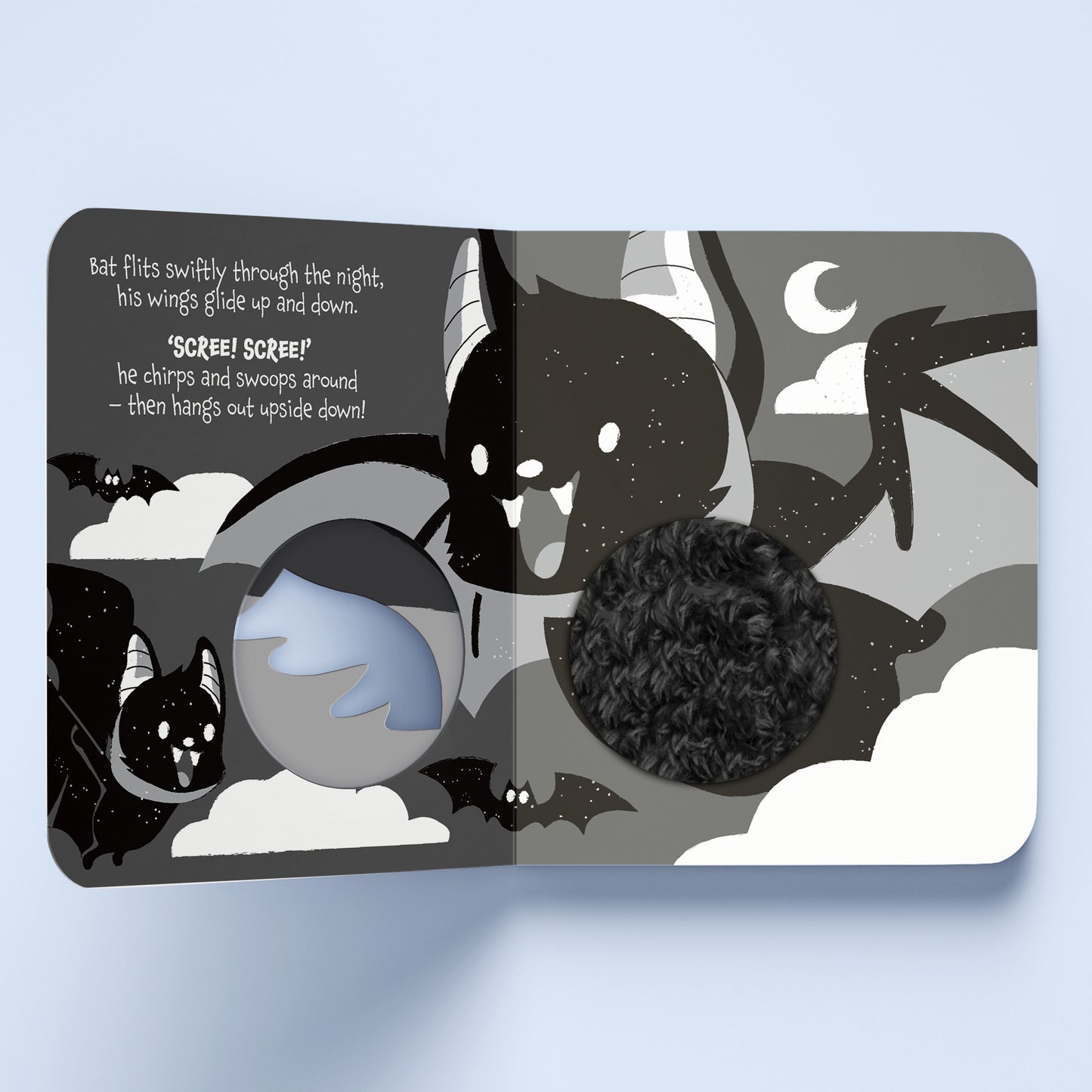 Hinkler High Contrast Rawr Rawr! Touch and Feel Board Book