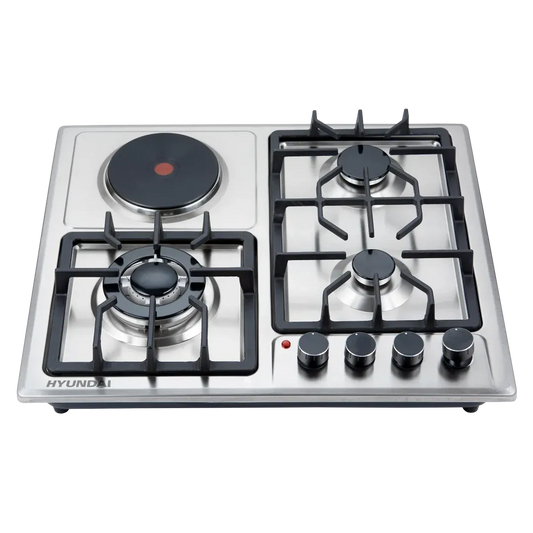 Hyundai HBH-T3G1H 3 Burner Built-In Hob, 1 Hot Plate (Pre-order)