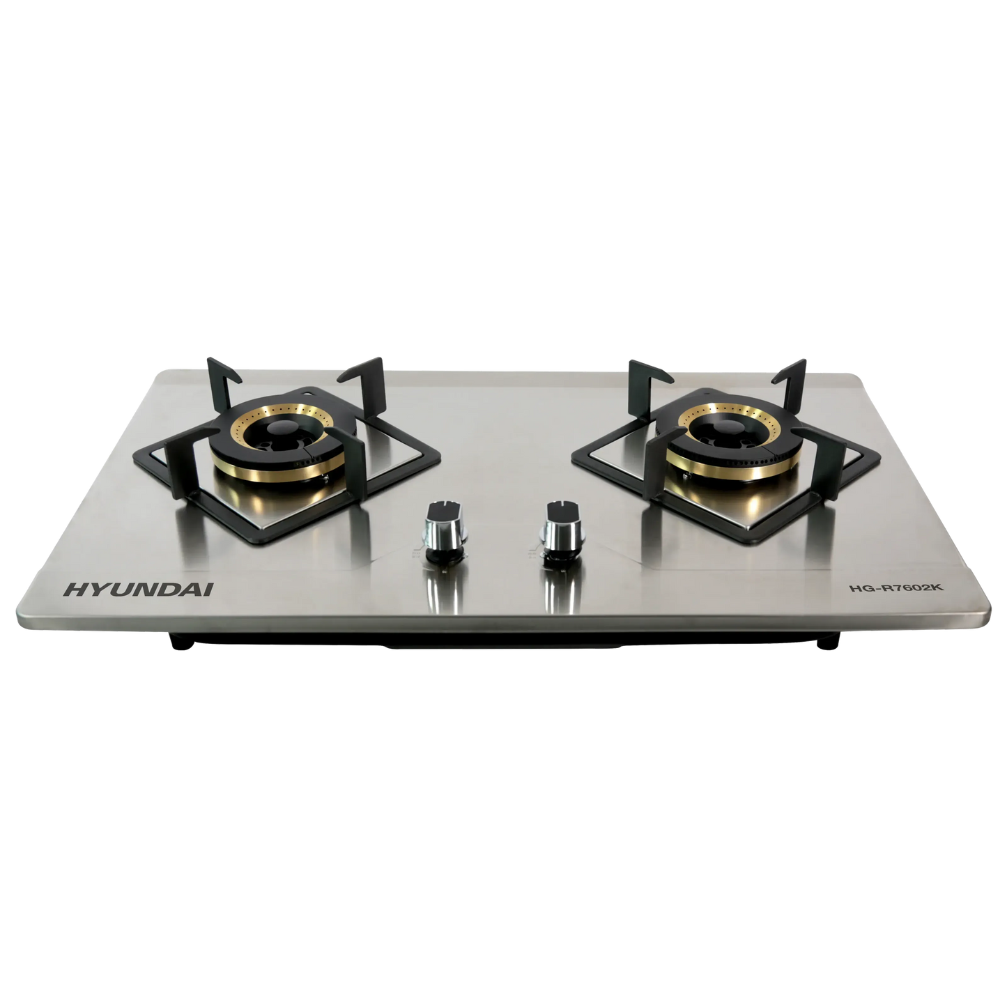 Hyundai HG-R7602K Built-In Double Burner Gas Stove Stainless Steel (Pre-order)
