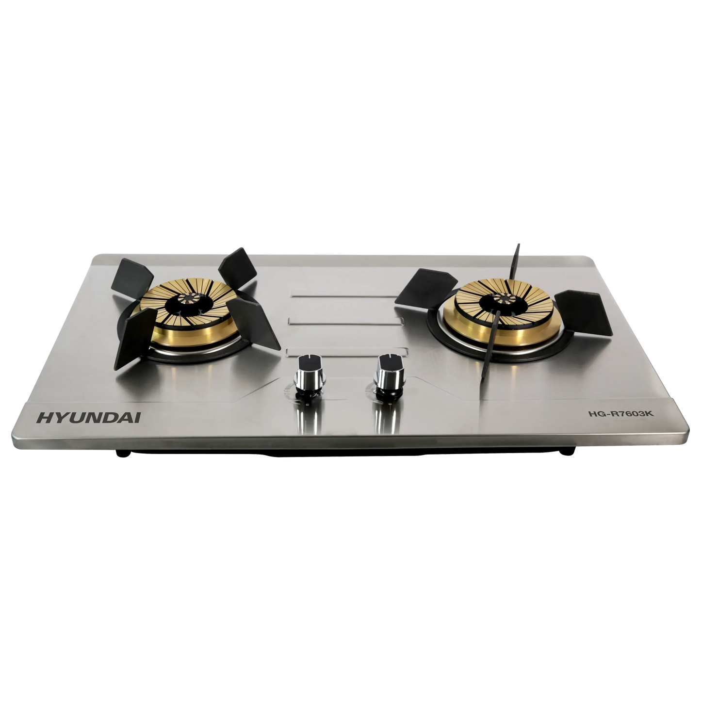Hyundai HG-R7603K Built-In Double Burner Gas Stove Stainless Steel (Pre-order)