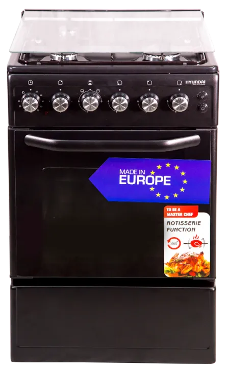 Hyundai HKR-F5031RG 50x50cm 3-Gas Burner + 1 Electric Plate Gas Range (Pre-order)