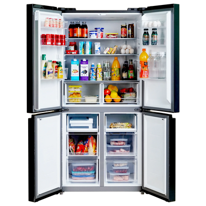 Hyundai HREF-MSBSMD183DG 18.3 cu. ft., Side-By-Side (Multi-Door) No Frost Inverter Refrigerator (Pre-order)