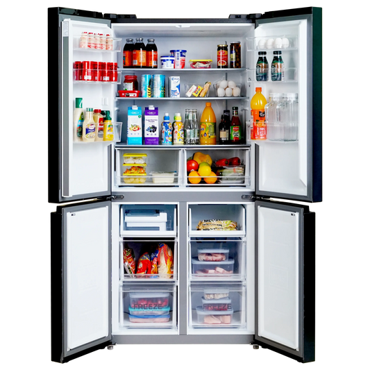 Hyundai HREF-MSBSMD183DG 18.3 cu. ft., Side-By-Side (Multi-Door) No Frost Inverter Refrigerator (Pre-order)