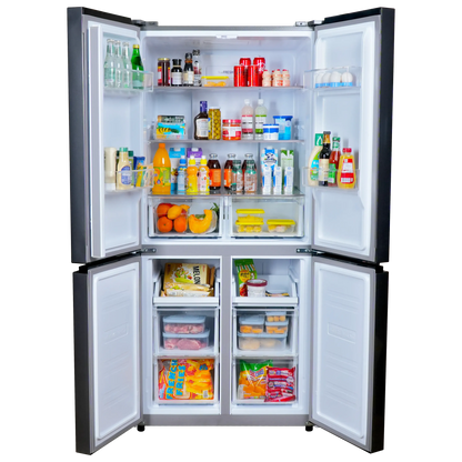 Hyundai HREF-RSBSMD153DS 15.3 cu. ft., Side-By-Side (Multi-Door) No Frost Inverter Refrigerator (Pre-order)