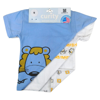 Curity Infant Short-Sleeve Shirt Set of 3