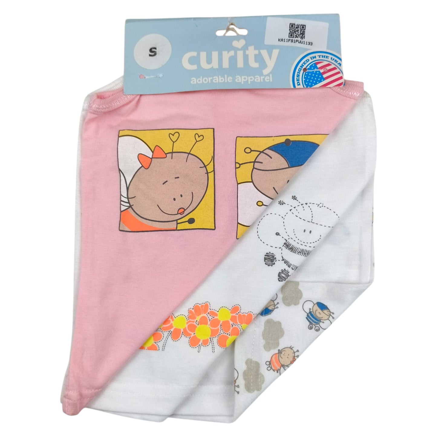 Curity Infant Sleeveless Shirt Set of 3
