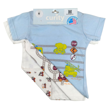 Curity Infant Short-Sleeve Shirt Set of 3