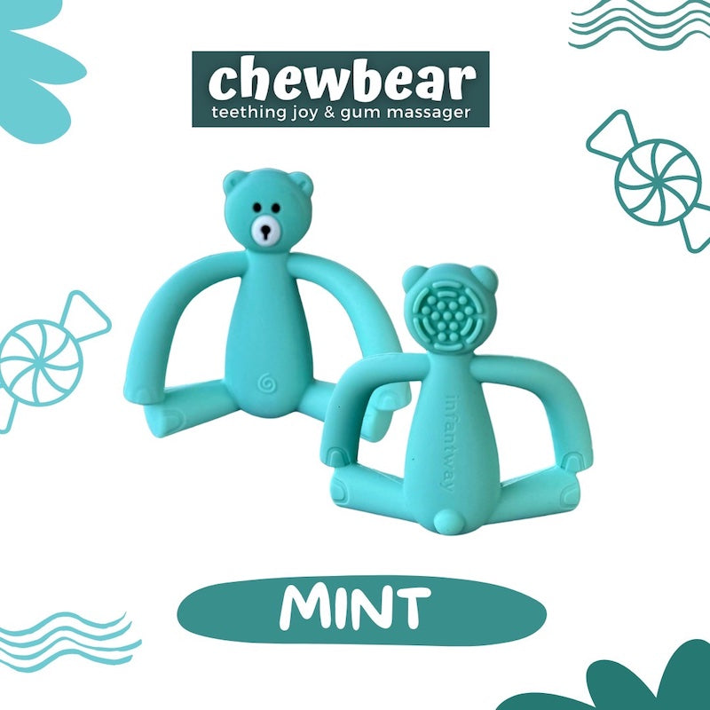 Infantway Chewbear Teething Toy and Gum Massager