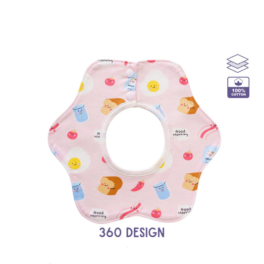 Juliebean Baby 360 Design Cotton Bib