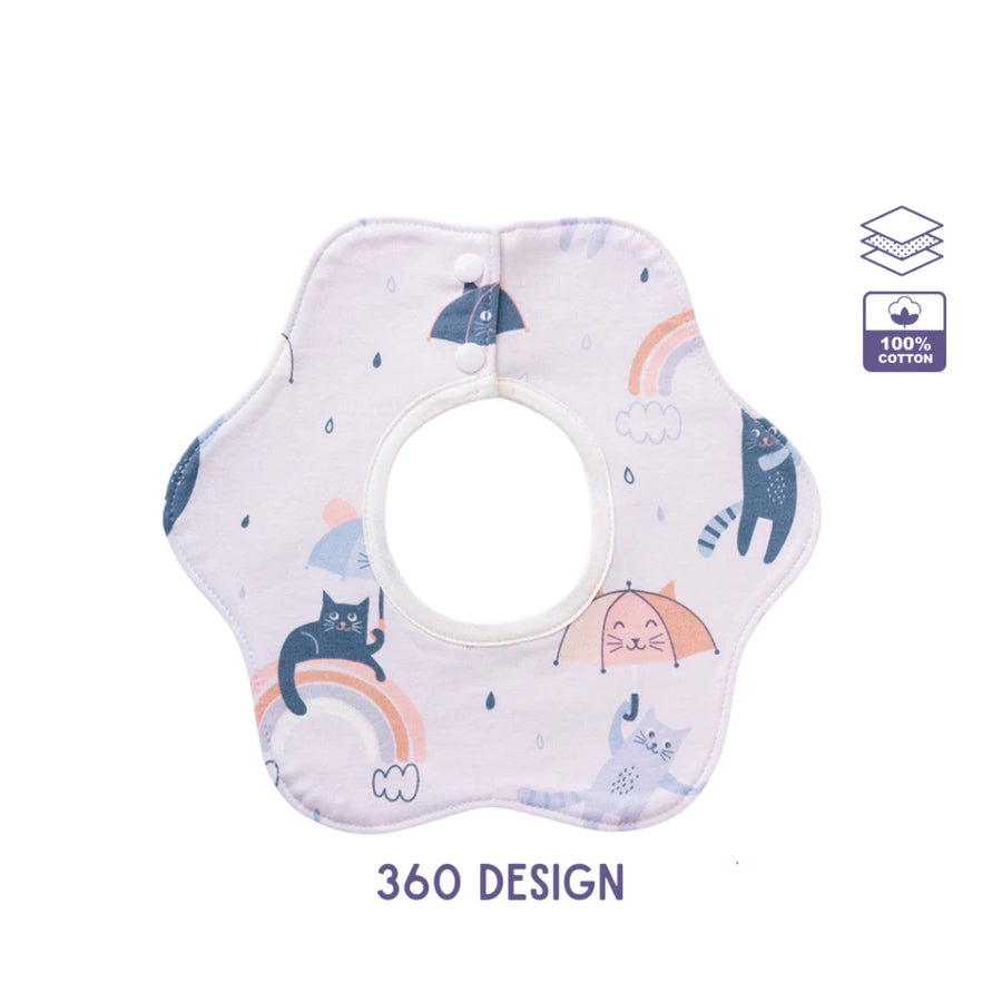 Juliebean Baby 360 Design Cotton Bib