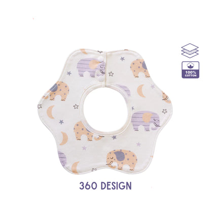 Juliebean Baby 360 Design Cotton Bib