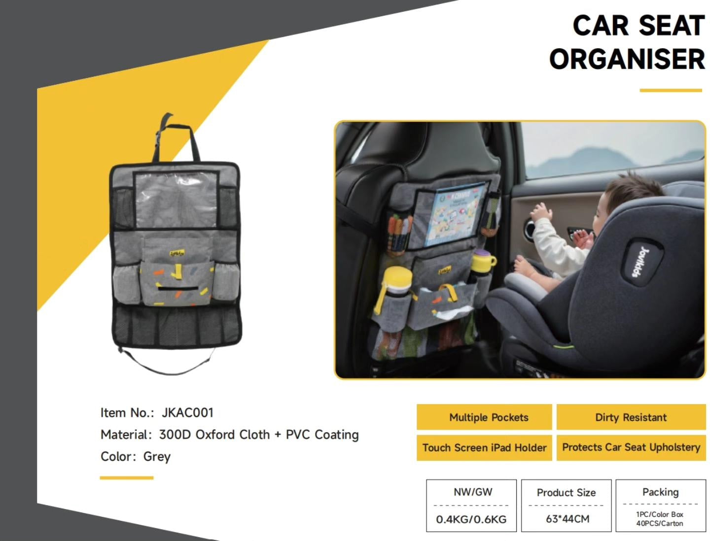 Jovikids Car Seat Organizer
