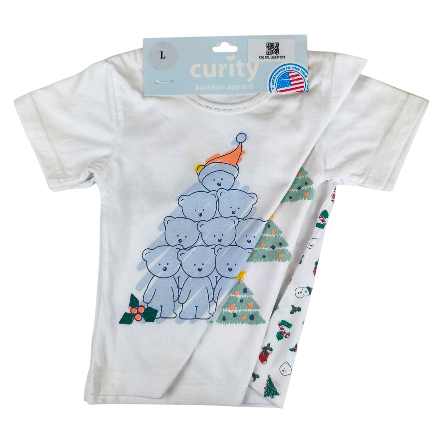 Curity Infant Short-Sleeve Shirt Set of 3