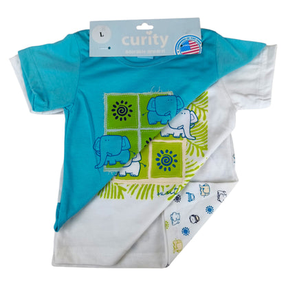 Curity Infant Short-Sleeve Shirt Set of 3