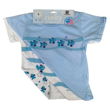 Curity Infant Short-Sleeve Shirt Set of 3