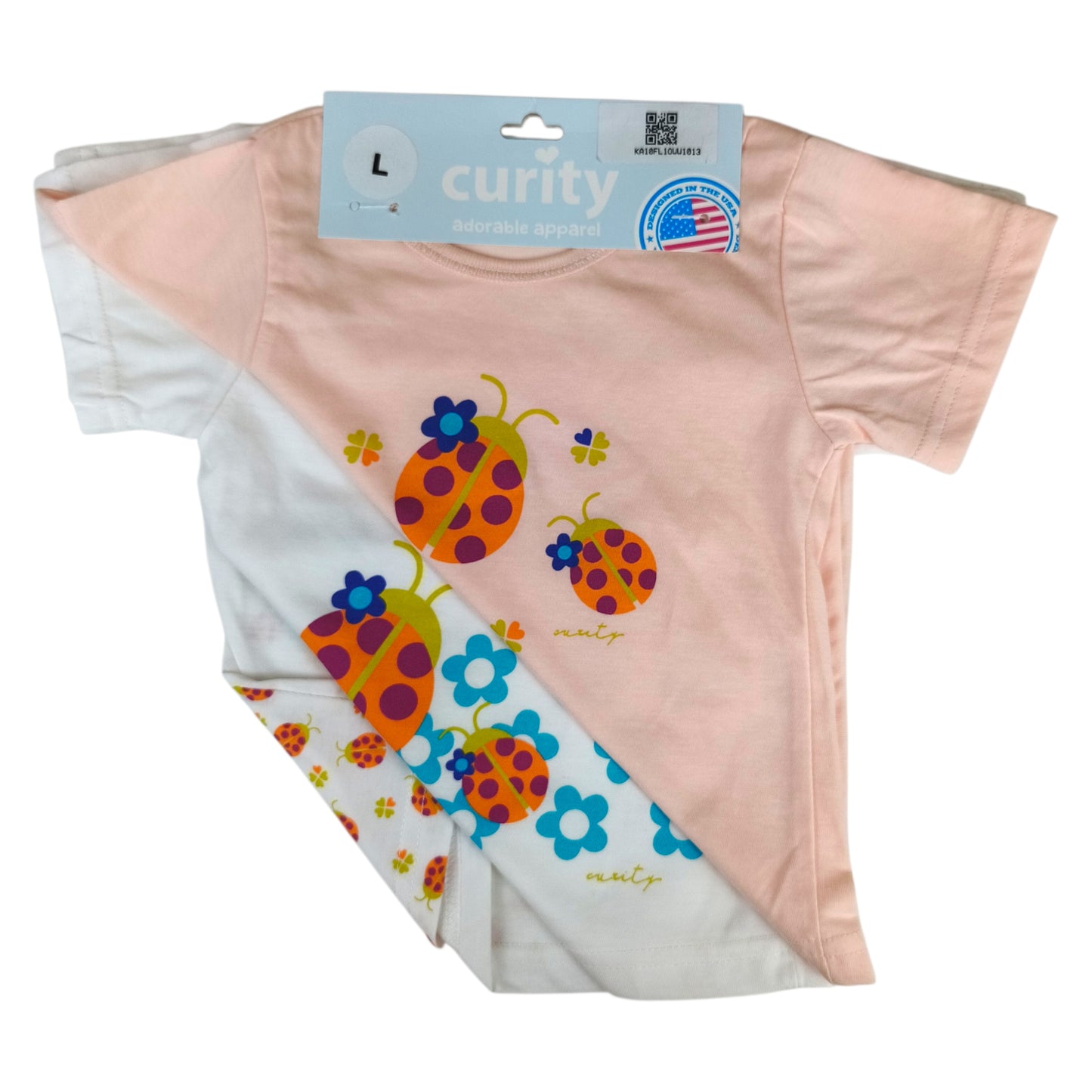 Curity Infant Short-Sleeve Shirt Set of 3