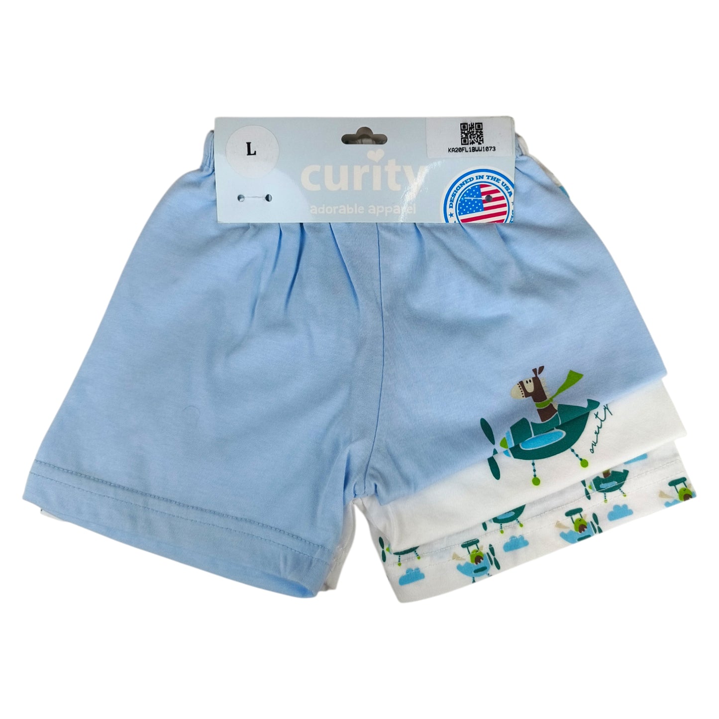 Curity Infant Shorts Set of 3