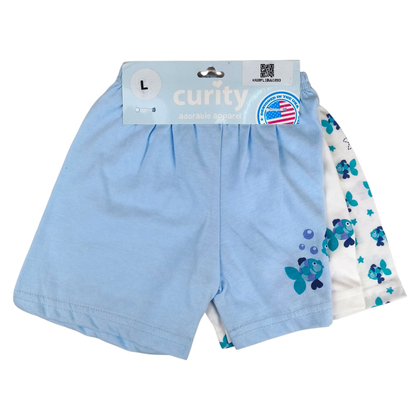 Curity Infant Shorts Set of 3
