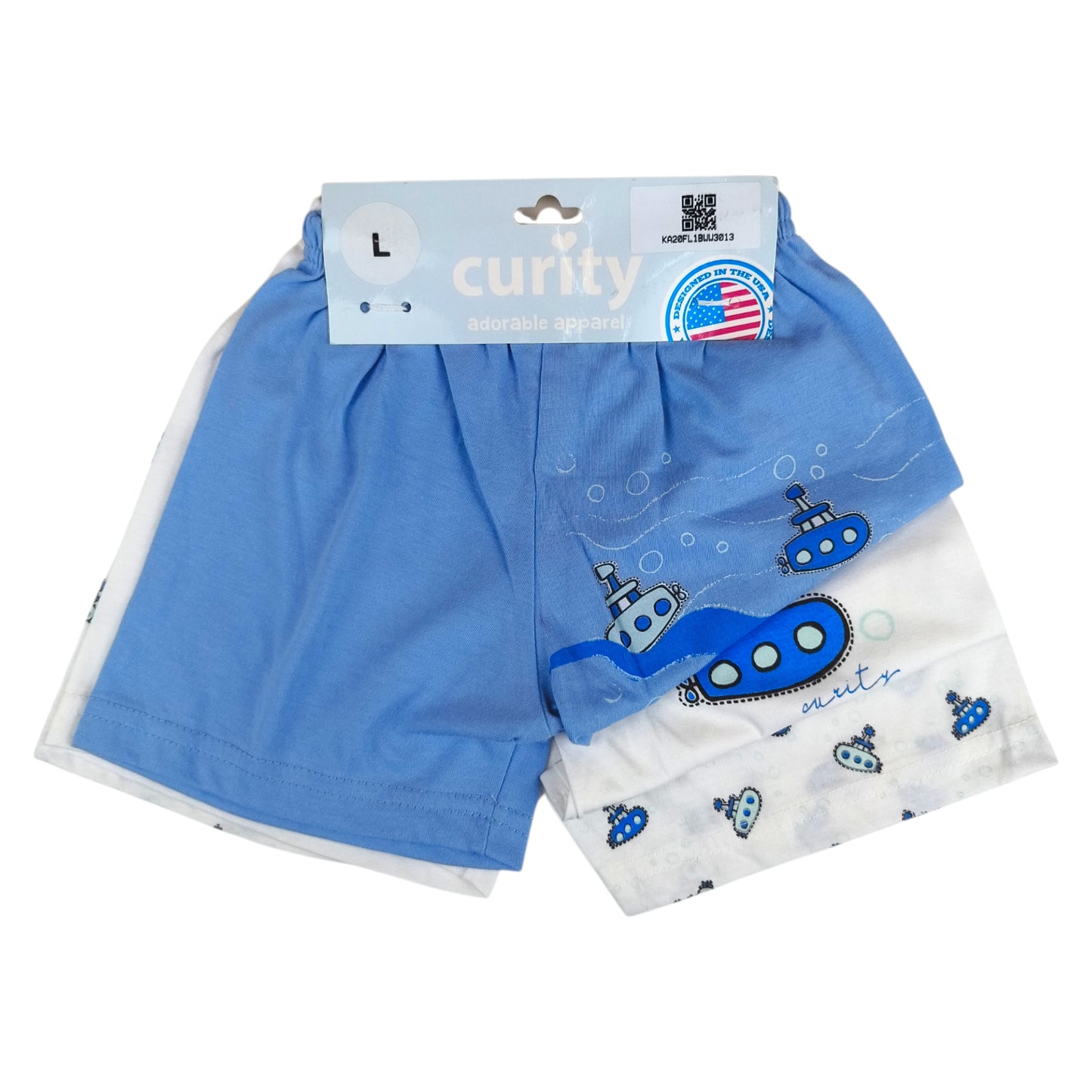 Curity Infant Shorts Set of 3