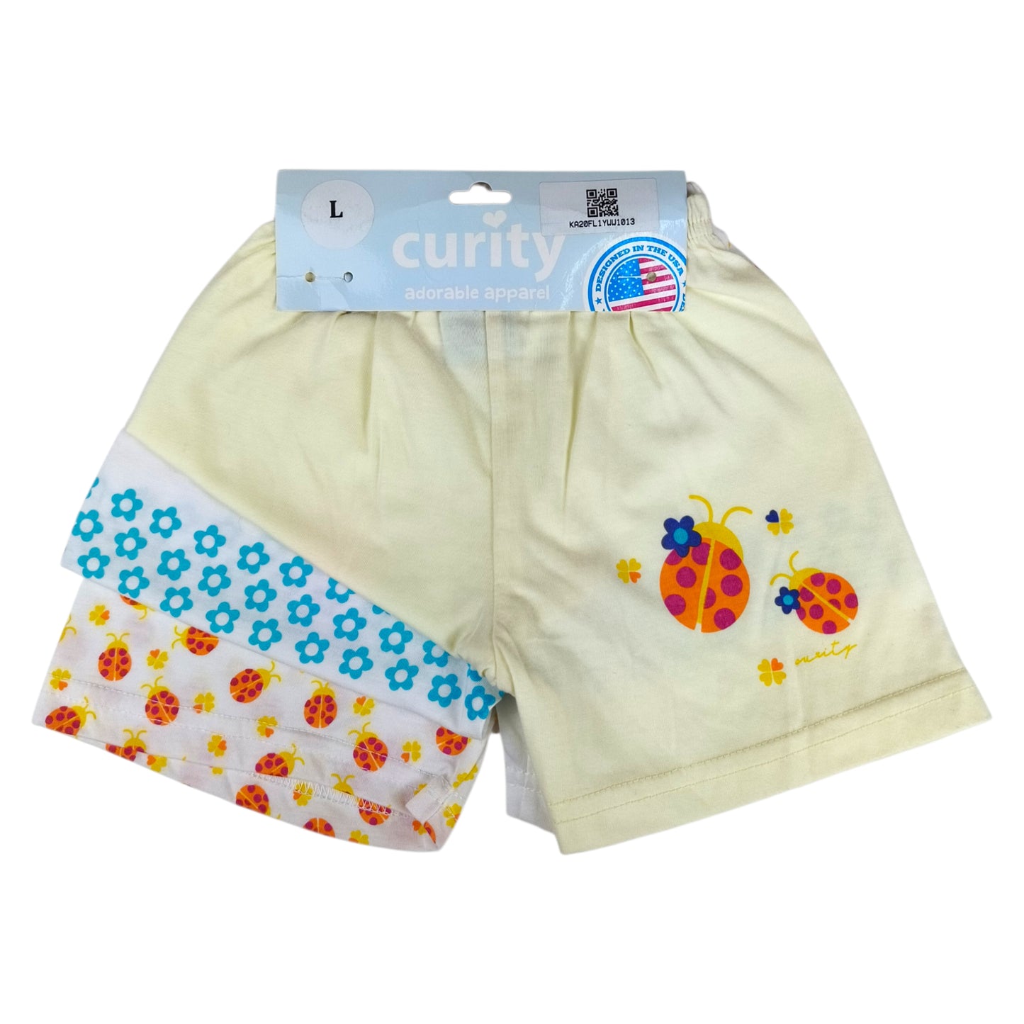 Curity Infant Shorts Set of 3
