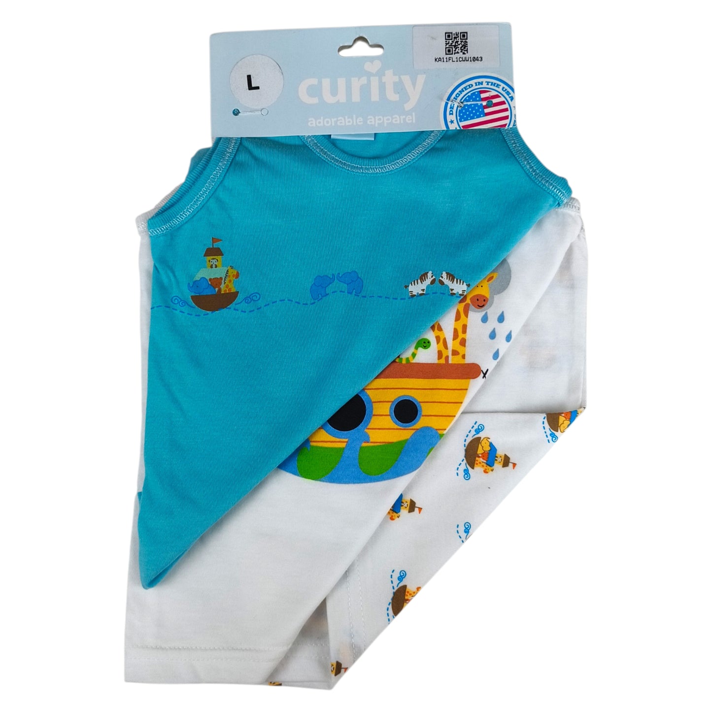 Curity Infant Sleeveless Shirt Set of 3
