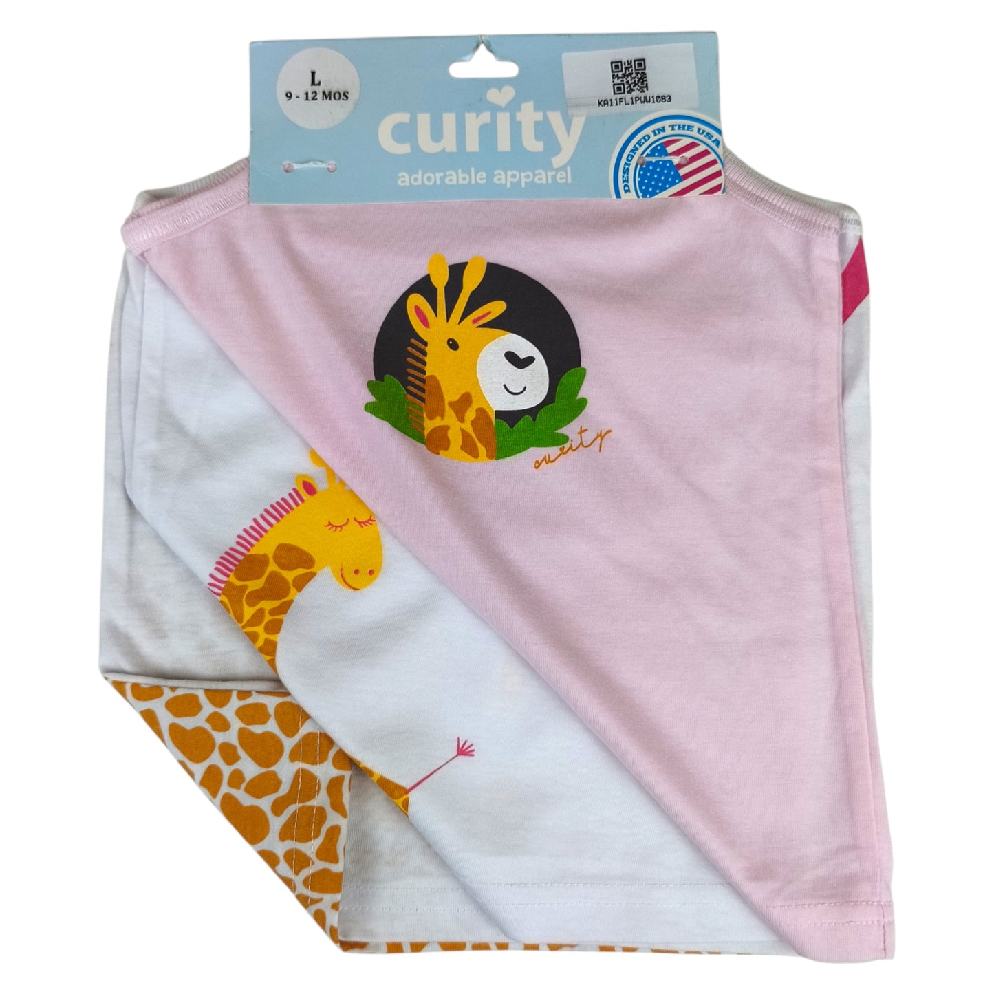 Curity Infant Sleeveless Shirt Set of 3