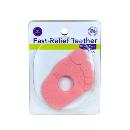 KinderCare Fast-Relief Teether-Foot Shape