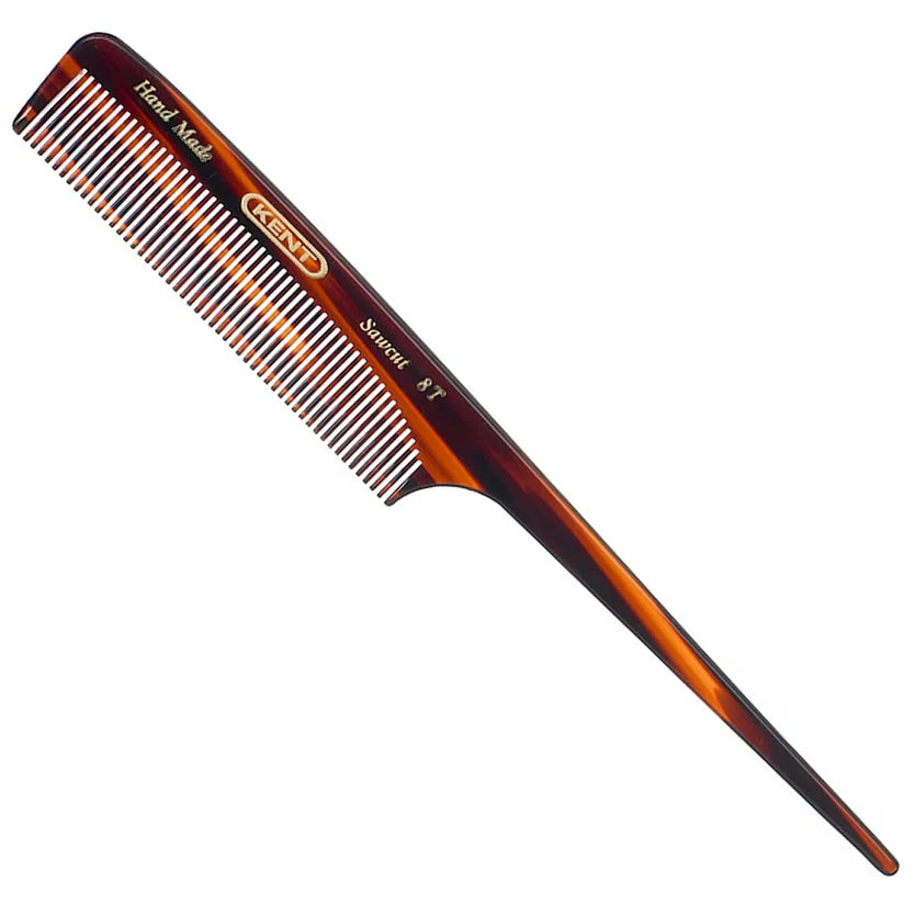 Kent Handmade 190mm Tail Comb Fine Hair