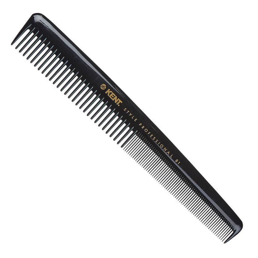 Kent Cutting Comb 180mm Shallow Teeth Thick/Fine Hair